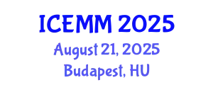 International Conference on Economy, Management and Marketing (ICEMM) August 21, 2025 - Budapest, Hungary