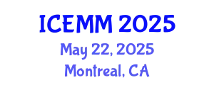 International Conference on Economy, Management and Marketing (ICEMM) May 22, 2025 - Montreal, Canada