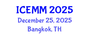 International Conference on Economy, Management and Marketing (ICEMM) December 25, 2025 - Bangkok, Thailand