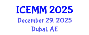 International Conference on Economy, Management and Marketing (ICEMM) December 29, 2025 - Dubai, United Arab Emirates