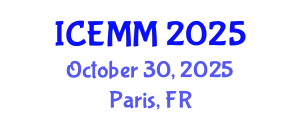 International Conference on Economy, Management and Marketing (ICEMM) October 30, 2025 - Paris, France
