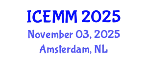 International Conference on Economy, Management and Marketing (ICEMM) November 03, 2025 - Amsterdam, Netherlands
