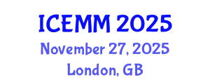 International Conference on Economy, Management and Marketing (ICEMM) November 27, 2025 - London, United Kingdom