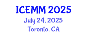 International Conference on Economy, Management and Marketing (ICEMM) July 24, 2025 - Toronto, Canada