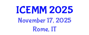 International Conference on Economy, Management and Marketing (ICEMM) November 17, 2025 - Rome, Italy