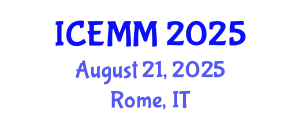 International Conference on Economy, Management and Marketing (ICEMM) August 21, 2025 - Rome, Italy