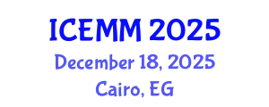 International Conference on Economy, Management and Marketing (ICEMM) December 18, 2025 - Cairo, Egypt
