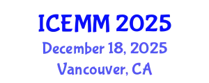 International Conference on Economy, Management and Marketing (ICEMM) December 18, 2025 - Vancouver, Canada