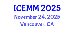 International Conference on Economy, Management and Marketing (ICEMM) November 24, 2025 - Vancouver, Canada