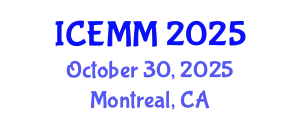 International Conference on Economy, Management and Marketing (ICEMM) October 30, 2025 - Montreal, Canada