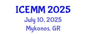 International Conference on Economy, Management and Marketing (ICEMM) July 10, 2025 - Mykonos, Greece