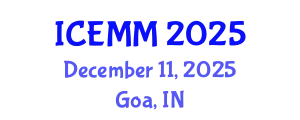 International Conference on Economy, Management and Marketing (ICEMM) December 11, 2025 - Goa, India