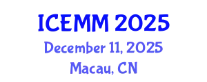 International Conference on Economy, Management and Marketing (ICEMM) December 11, 2025 - Macau, China