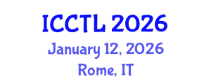 International Conference on College Teaching and Learning (ICCTL) January 12, 2026 - Rome, Italy