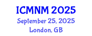 International Conference on Medical Nursing Management (ICMNM) September 25, 2025 - London, United Kingdom