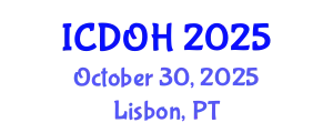 International Conference on Dental and Oral Health (ICDOH) October 30, 2025 - Lisbon, Portugal