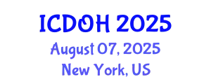 International Conference on Dental and Oral Health (ICDOH) August 07, 2025 - New York, United States
