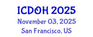 International Conference on Dental and Oral Health (ICDOH) November 03, 2025 - San Francisco, United States