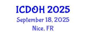 International Conference on Dental and Oral Health (ICDOH) September 18, 2025 - Nice, France
