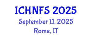 International Conference on Human Nutrition and Food Sciences (ICHNFS) September 11, 2025 - Rome, Italy