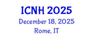 International Conference on Nursing and Healthcare (ICNH) December 18, 2025 - Rome, Italy