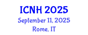 International Conference on Nursing and Healthcare (ICNH) September 11, 2025 - Rome, Italy