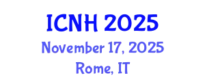 International Conference on Nursing and Healthcare (ICNH) November 17, 2025 - Rome, Italy