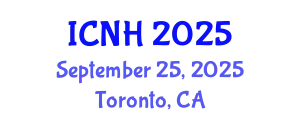 International Conference on Nursing and Healthcare (ICNH) September 25, 2025 - Toronto, Canada
