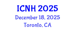 International Conference on Nursing and Healthcare (ICNH) December 18, 2025 - Toronto, Canada