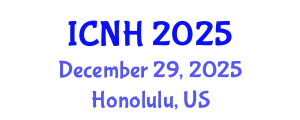International Conference on Nursing and Healthcare (ICNH) December 29, 2025 - Honolulu, United States