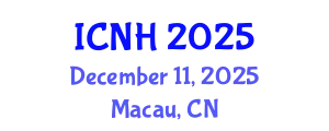 International Conference on Nursing and Healthcare (ICNH) December 11, 2025 - Macau, China