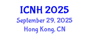 International Conference on Nursing and Healthcare (ICNH) September 29, 2025 - Hong Kong, China