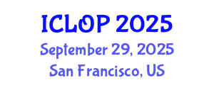 International Conference on Lasers, Optics and Photonics (ICLOP) September 29, 2025 - San Francisco, United States