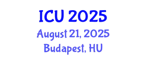 International Conference on Ultrasonics (ICU) August 21, 2025 - Budapest, Hungary