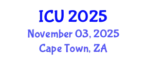 International Conference on Ultrasonics (ICU) November 03, 2025 - Cape Town, South Africa