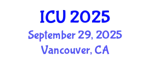 International Conference on Ultrasonics (ICU) September 29, 2025 - Vancouver, Canada