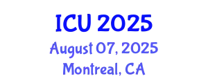 International Conference on Ultrasonics (ICU) August 07, 2025 - Montreal, Canada