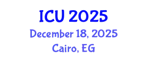 International Conference on Ultrasonics (ICU) December 18, 2025 - Cairo, Egypt
