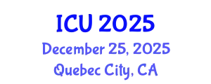 International Conference on Ultrasonics (ICU) December 25, 2025 - Quebec City, Canada