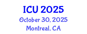 International Conference on Ultrasonics (ICU) October 30, 2025 - Montreal, Canada