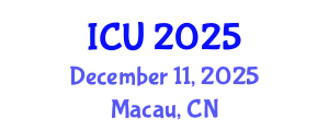 International Conference on Ultrasonics (ICU) December 11, 2025 - Macau, China