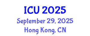 International Conference on Ultrasonics (ICU) September 29, 2025 - Hong Kong, China