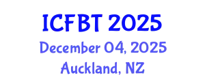 International Conference on Food and Bioprocess Technology (ICFBT) December 04, 2025 - Auckland, New Zealand