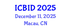 International Conference on Bacteriology and Infectious Diseases (ICBID) December 11, 2025 - Macau, China