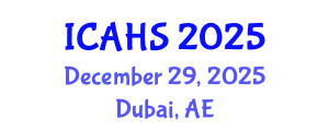 International Conference on Agricultural and Horticultural Sciences (ICAHS) December 29, 2025 - Dubai, United Arab Emirates