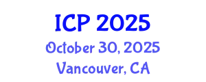 International Conference on Pathology (ICP) October 30, 2025 - Vancouver, Canada