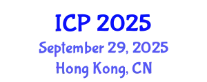 International Conference on Pathology (ICP) September 29, 2025 - Hong Kong, China