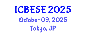 International Conference on Biodiversity, Energy Systems and Environment (ICBESE) October 09, 2025 - Tokyo, Japan