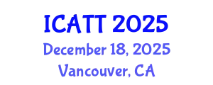 International Conference on Addiction Treatment and Therapy (ICATT) December 18, 2025 - Vancouver, Canada