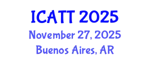 International Conference on Addiction Treatment and Therapy (ICATT) November 27, 2025 - Buenos Aires, Argentina